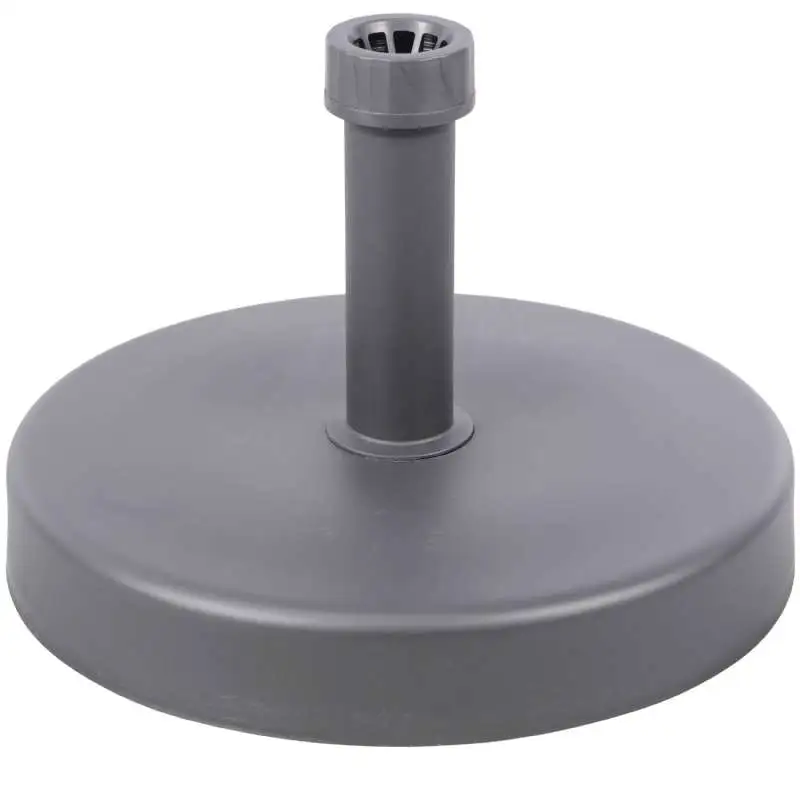 pied parasol 25kg gris anthracite 