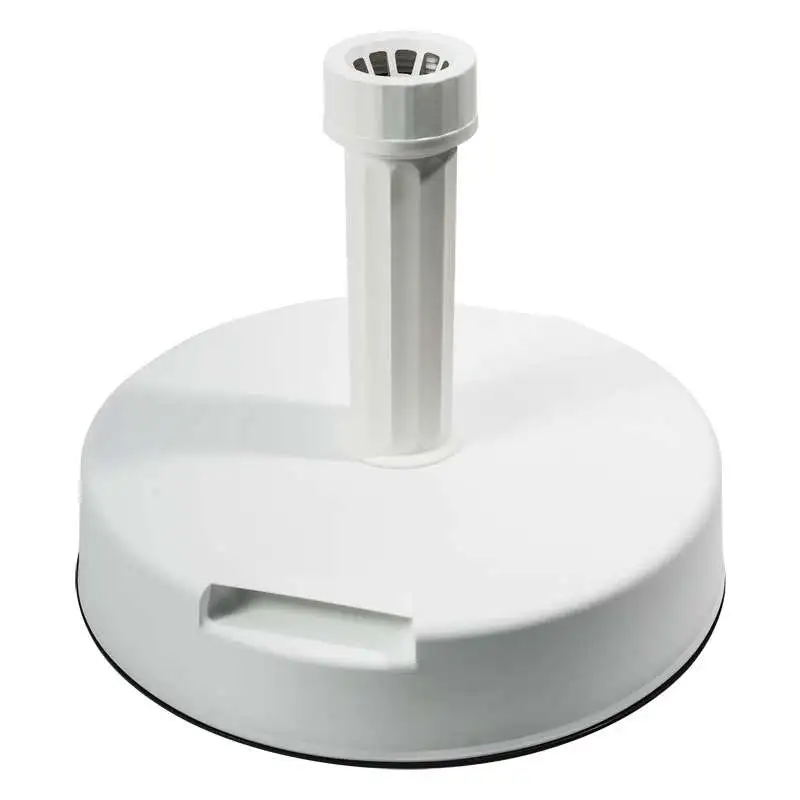 Pied de parasol en béton blanc 20 kg