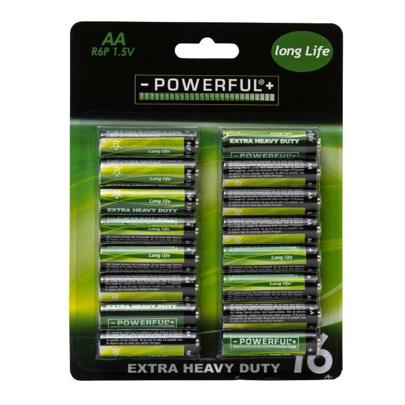 Piles AA salines (16pcs)