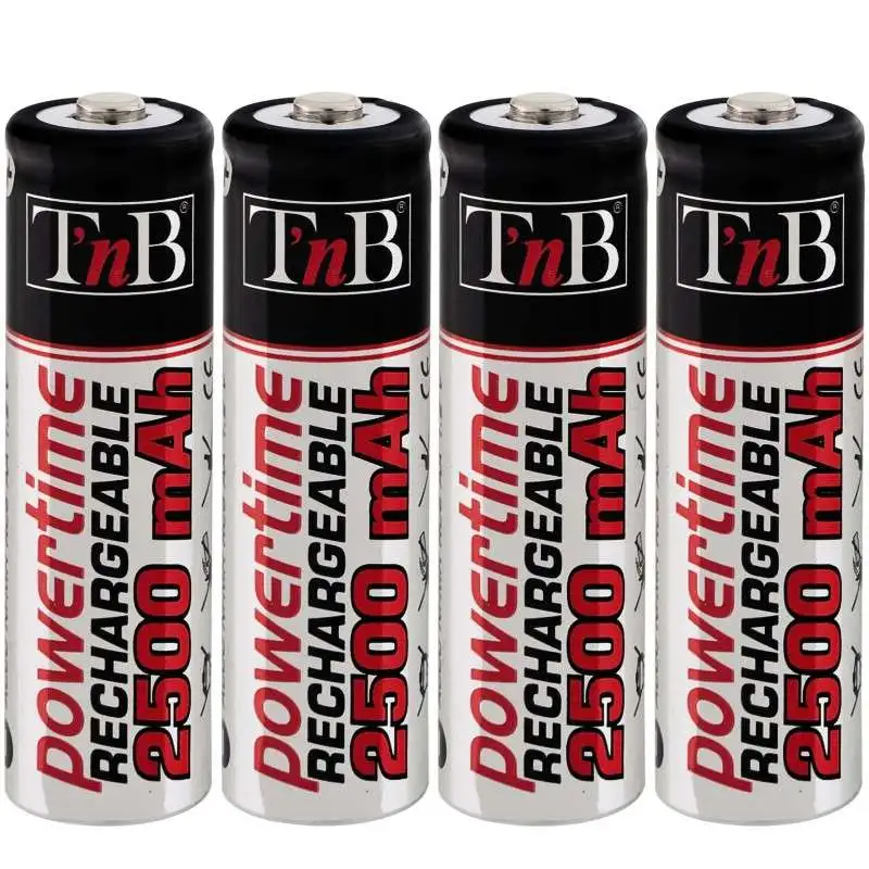 Piles accus rechargeables r6 aa