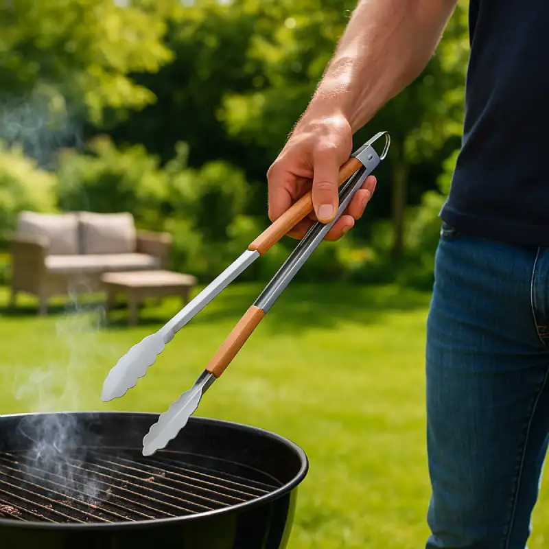 Pince de barbecue WERKA PRO en acier inoxydable