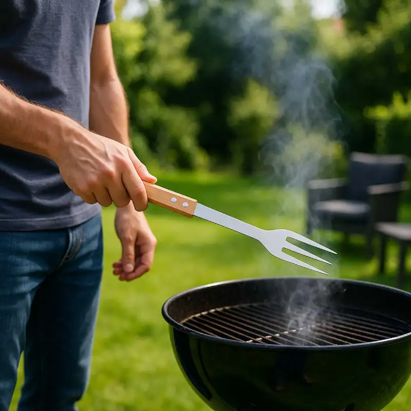 Fourchette de barbecue WERKA PRO en acier inoxydable