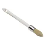 Pinceau rond manche en ABS blanc Savy