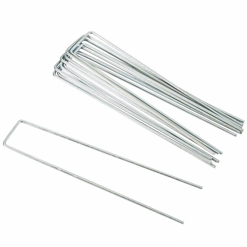 Lot De 10 Piquets D’ancrage Pour Tente Plage Camping - Acier Inoxydable, Longueur 15 Cm, Forme Conique