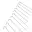 Piquet droit 18 cm (10 pcs) WERKA PRO