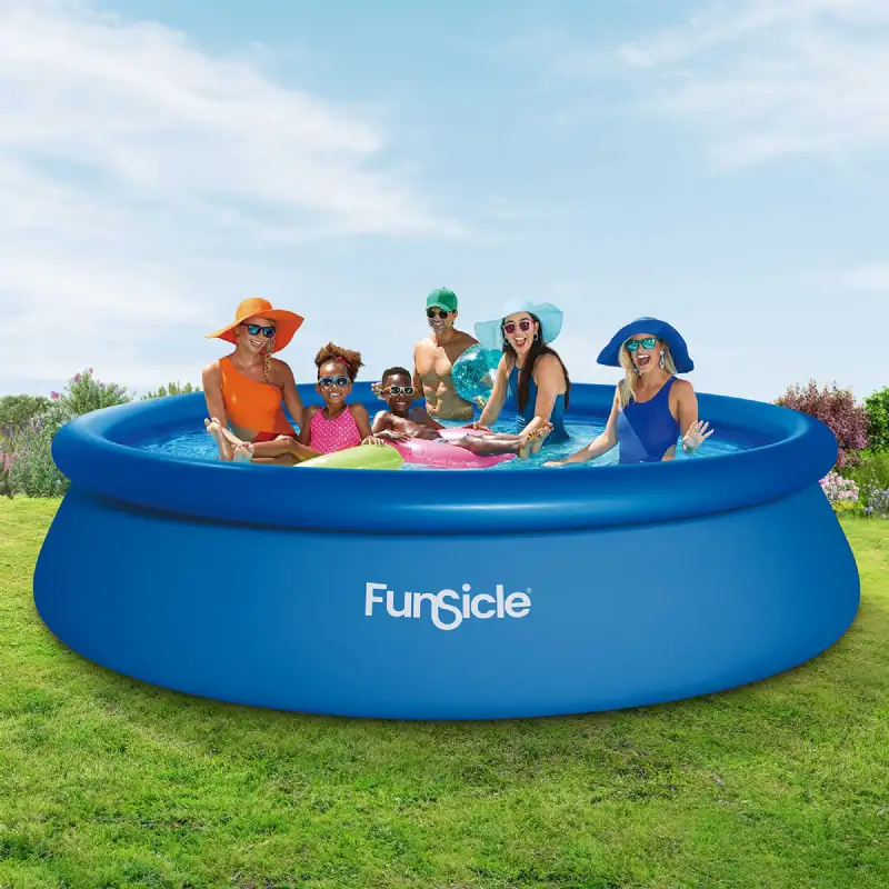 Piscine autostable bleu ø 3,66m x76cm