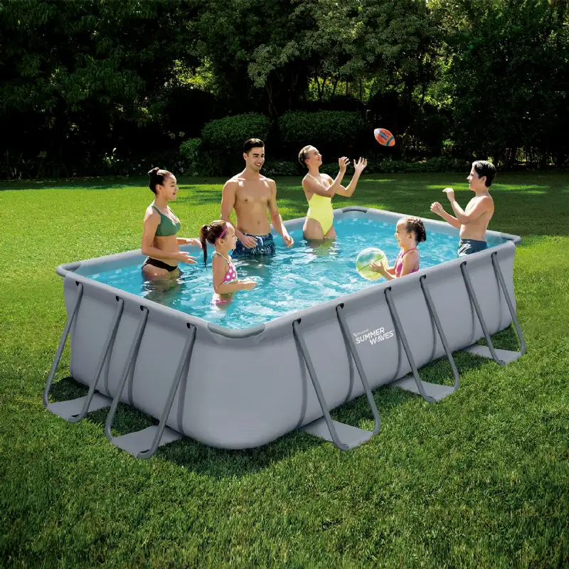 Piscine tubulaire rectangle 4x2x1m SummerWaves