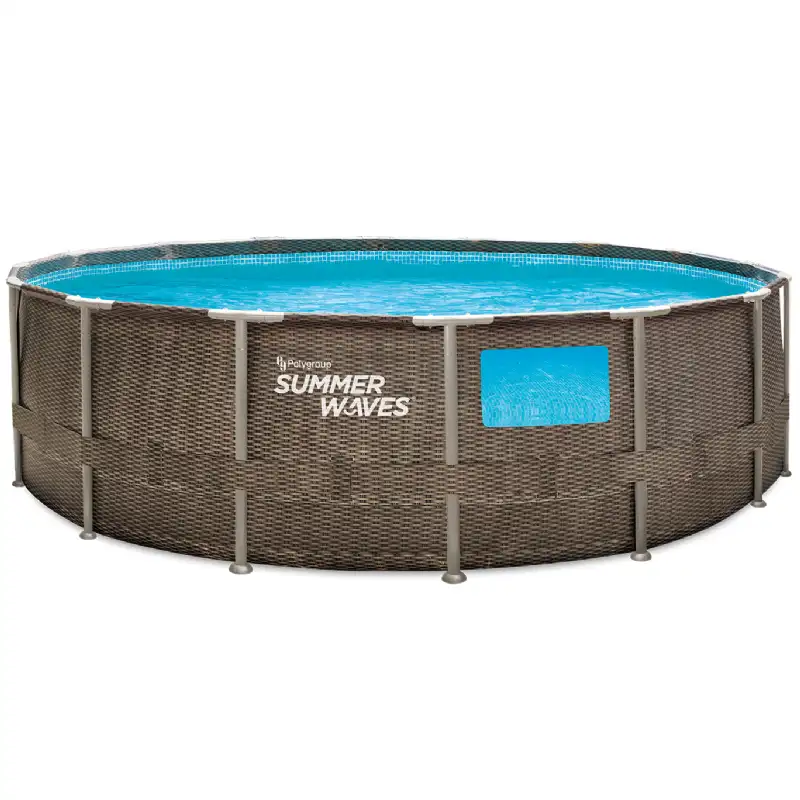 Piscine tubulaire ronde à hublot (Ø4,57x1,22m) Summer Waves