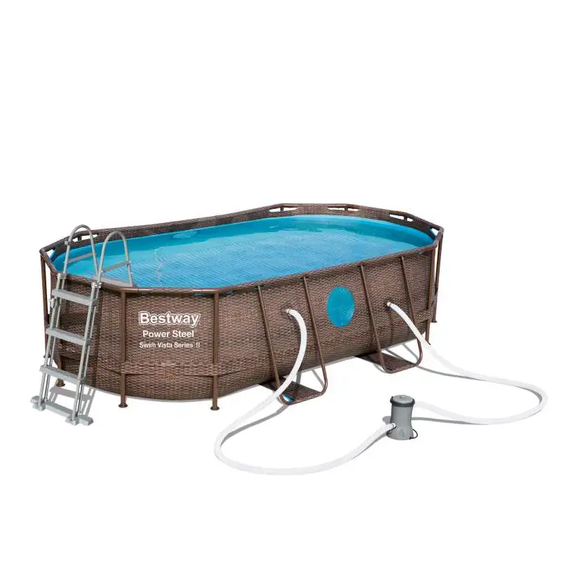 Piscine tubulaire ovale (4,27x2,5x1m) Bestway