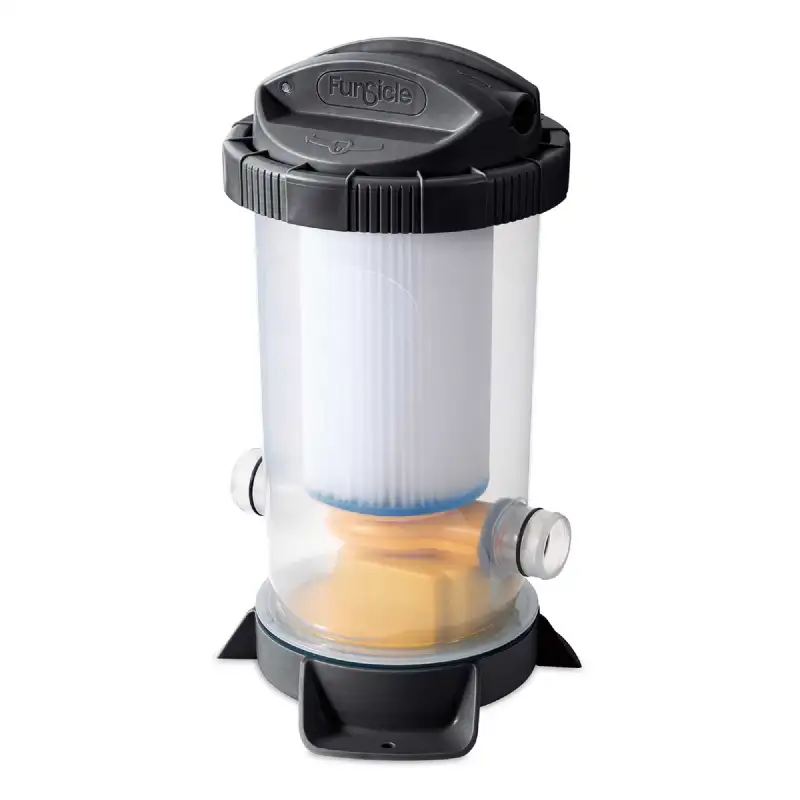 Piscine tubulaire ronde Funsicle noire Ø 4,57m x h1,22m