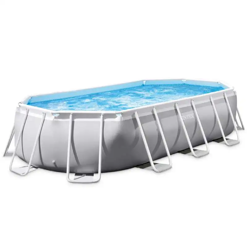 Piscine tubulaire ovale Intex (6,10x3,05x1,22m)