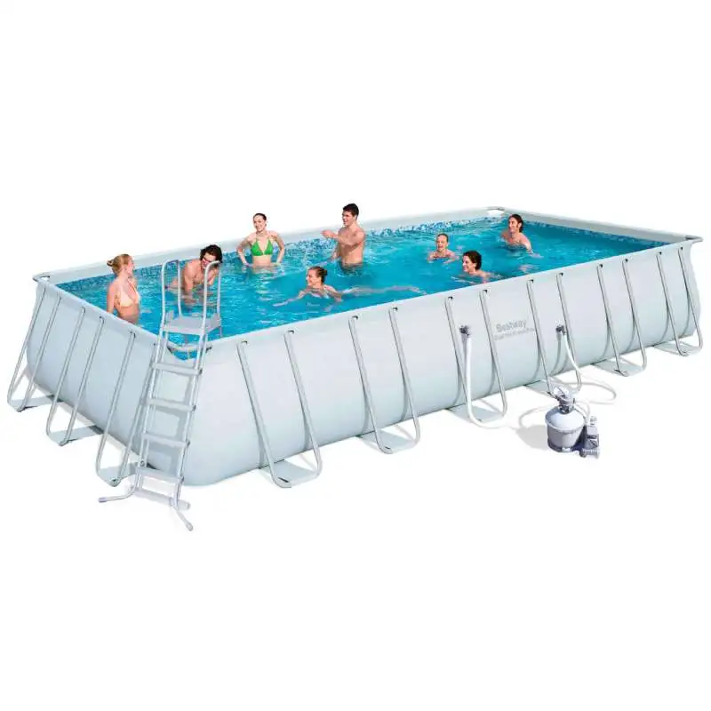 Piscine tubulaire rectangulaire 7.32x3.66x1.32m