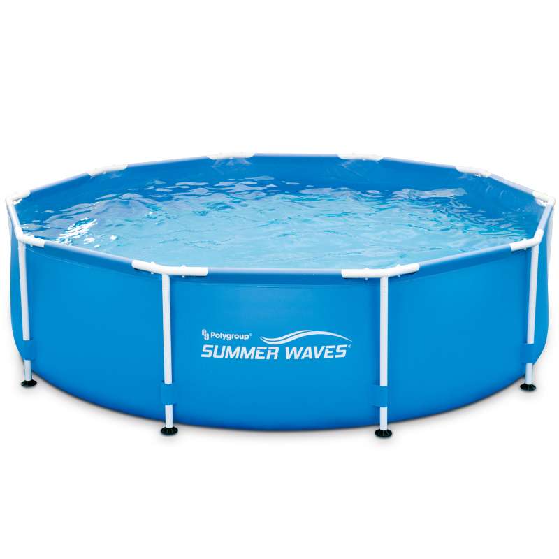 Piscine tubulaire ronde (Ø3,05x0,76m) Summer Waves avec pompe