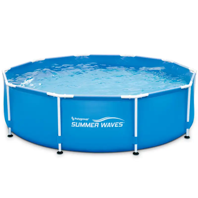 Piscine tubulaire ronde (Ø3,05x0,76m) Summer Waves avec pompe
