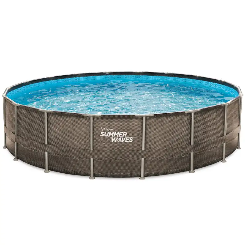 Piscine tubulaire ronde aspect tréssé (Ø5,49x1,32m) Summer Waves