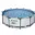 Piscine tubulaire ronde (Ø3,66x1m) grise Bestway