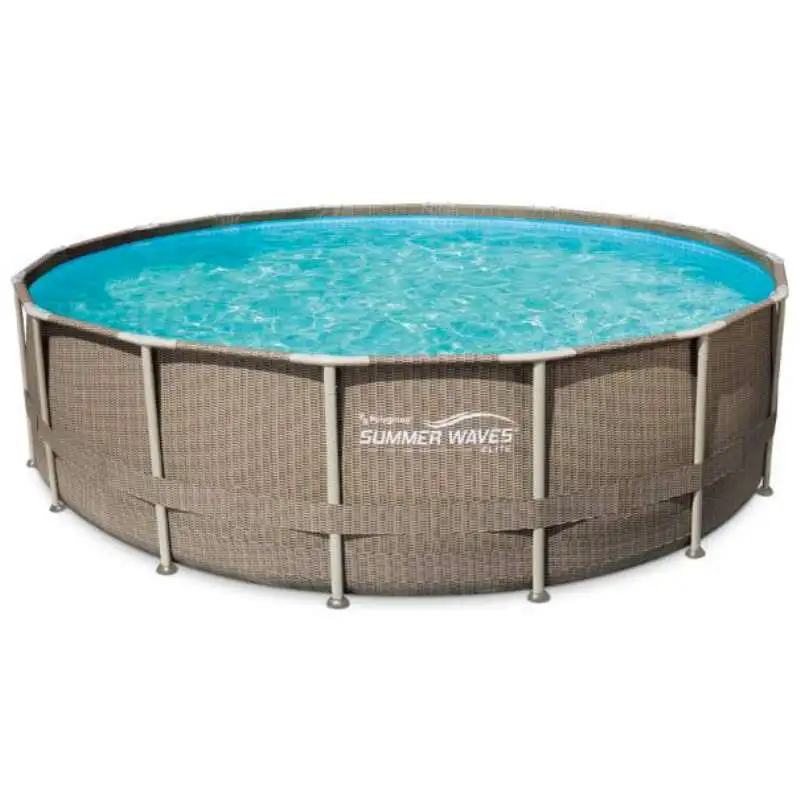Piscine tubulaire ronde aspect tressé (Ø4,88x1,22m) Summer Waves