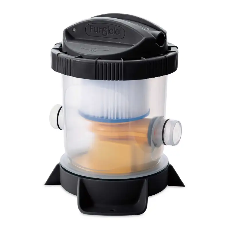 Piscine tubulaire ronde Funsicle noire Ø 3,66m x h1,22m