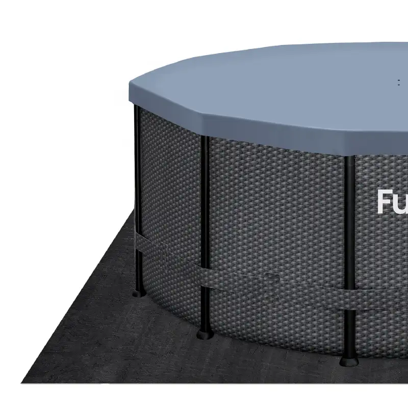 Piscine tubulaire ronde Funsicle noire Ø 3,66m x h1,22m