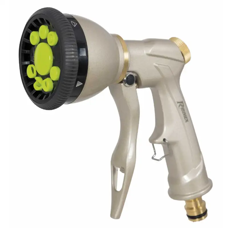 Pistolet d'arrosage laiton multifonction