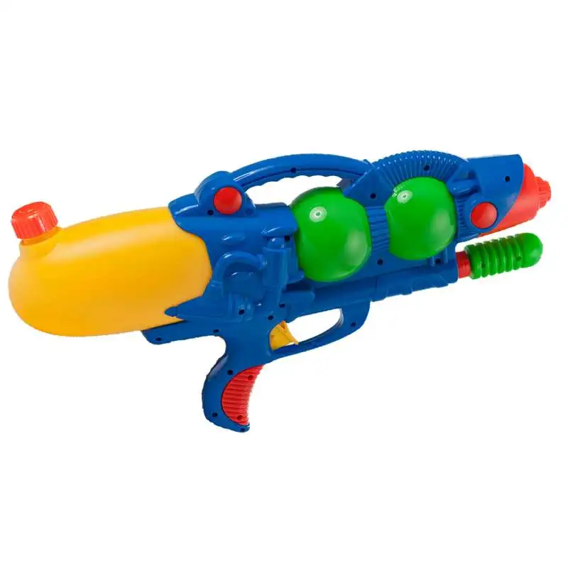 Pistolet à eau 2 boules à pompe 47cm