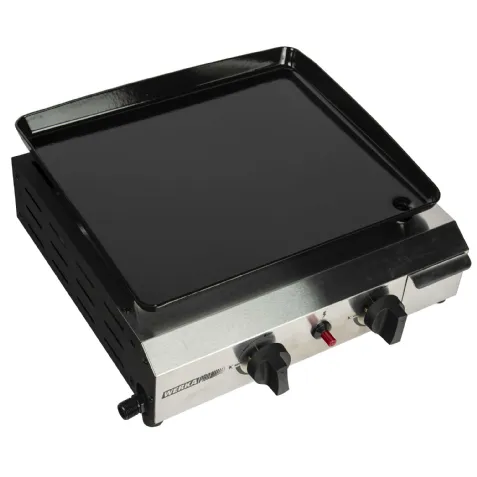 Plancha à gaz 2 brûleurs WERKA PRO