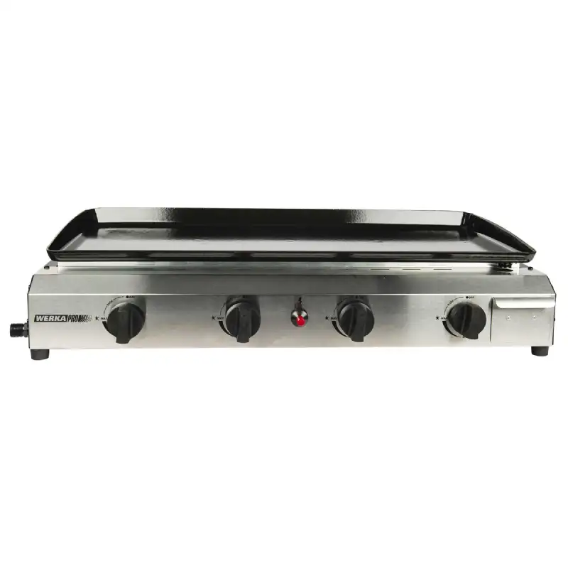 Plancha à gaz  4 brûleurs WERKA PRO