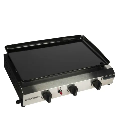 Plancha à gaz 3 brûleurs WERKA PRO