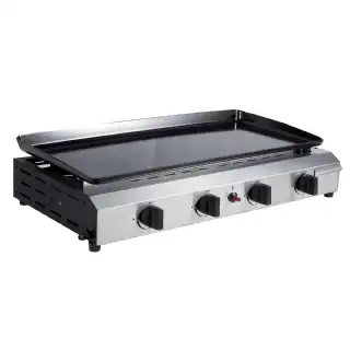 Plancha à gaz  4 brûleurs WERKA PRO