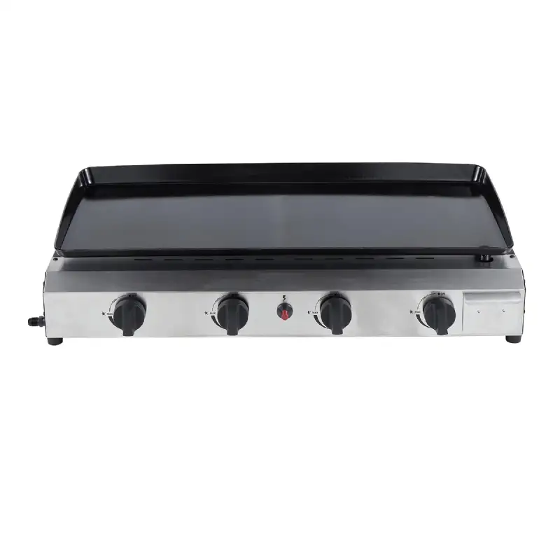 Plancha à gaz 4 brûleurs WERKA PRO