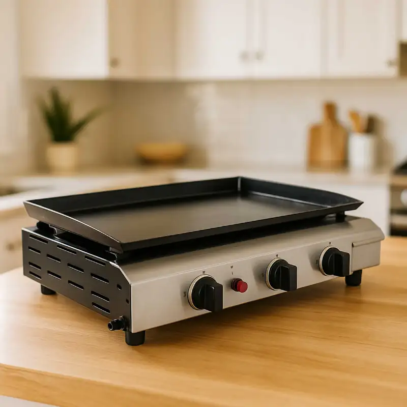 Plancha à gaz 3 brûleurs WERKA PRO