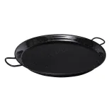 Plat à paella en métal émaillé