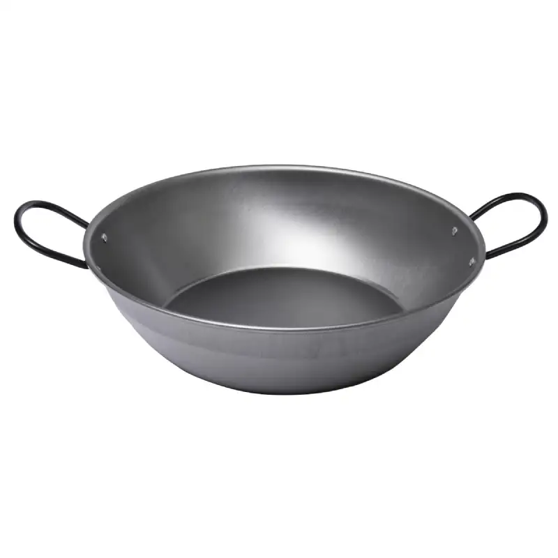 Plat à paella haut en métal