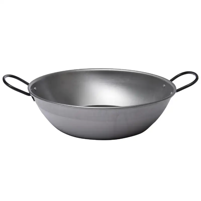 Plat à paella haut en métal
