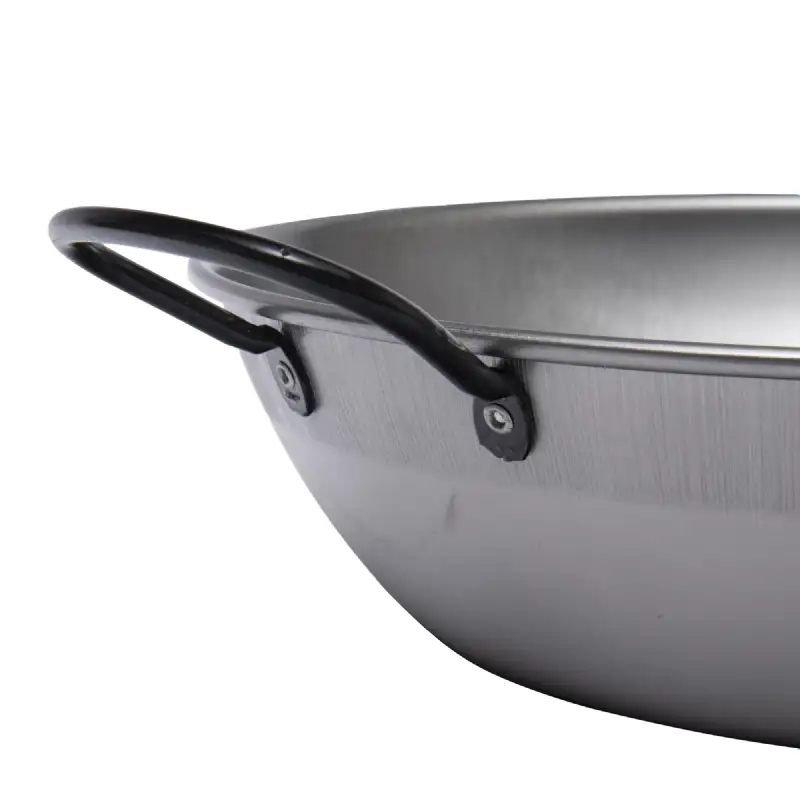 Plat à paella haut en métal