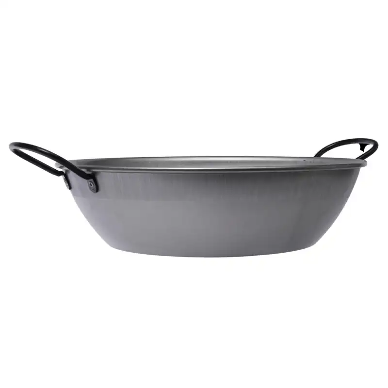 Plat à paella haut en métal