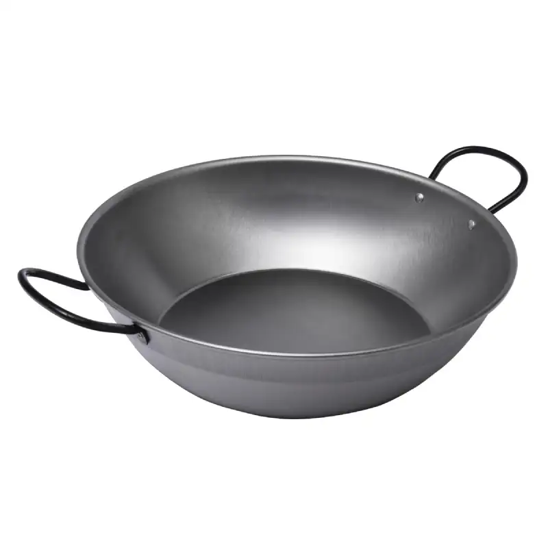 Plat à paella haut en métal