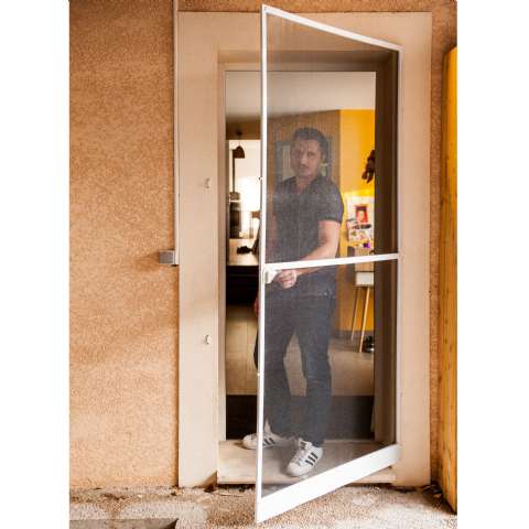 Porte moustiquaire cadre aluminium (215x100cm) Werkapro - Werkapro - 35,99€ Porte moustiquaire cadre aluminium (215x100cm) Werkapro