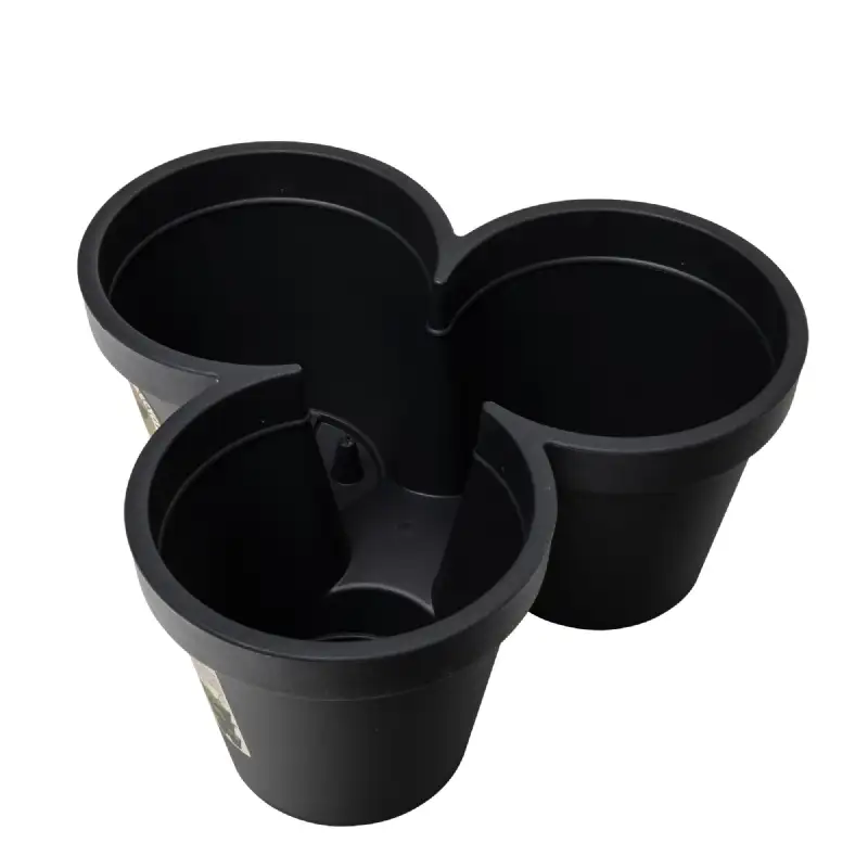 Pot de fleurs superposable d44cm anthracite