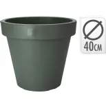 Pot de fleurs rond vert