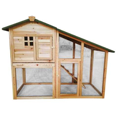 Poulailler surélevé en bois 1 à 2 poules (138x61x110cm) Werkapro - Werkapro - 129,90€ Poulailler surélevé en bois 1 à 2 poules (138x61x110cm) Werkapro