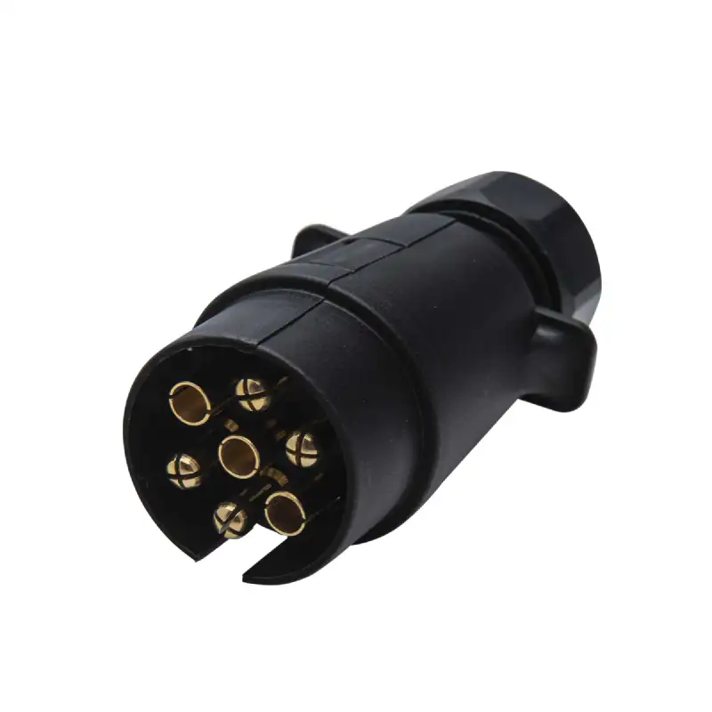 Prise remorque pvc mâle 7 plots 12v