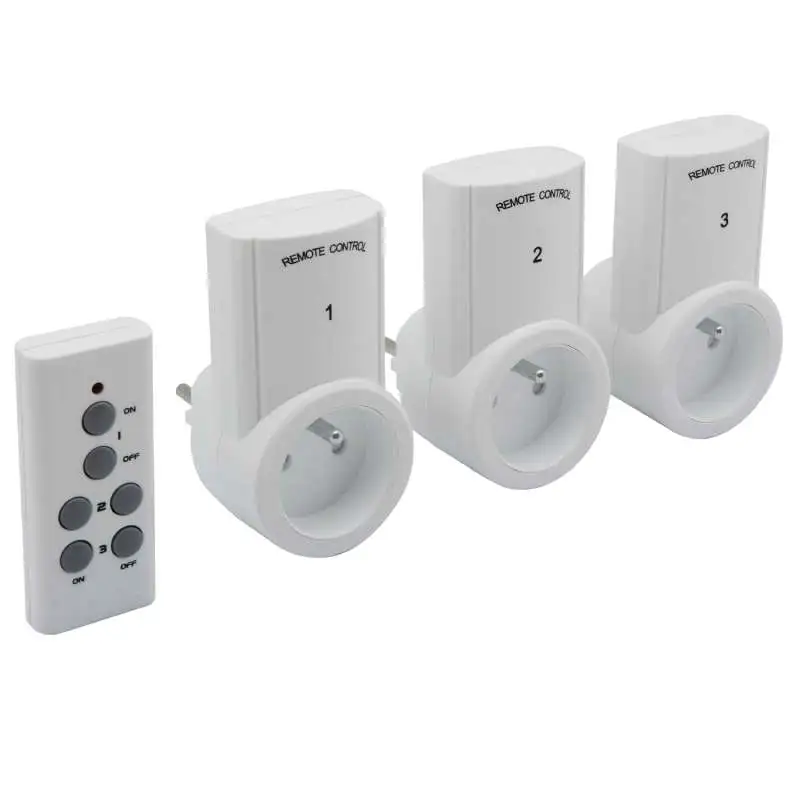 Lot de 3 Prises télécommandées