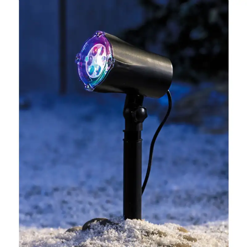 Projecteur façade couleur 4 décors Noël