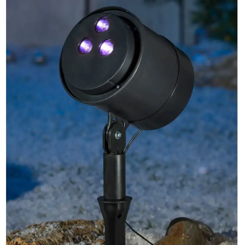 Projecteur de façade animé et musical motif Père Noël