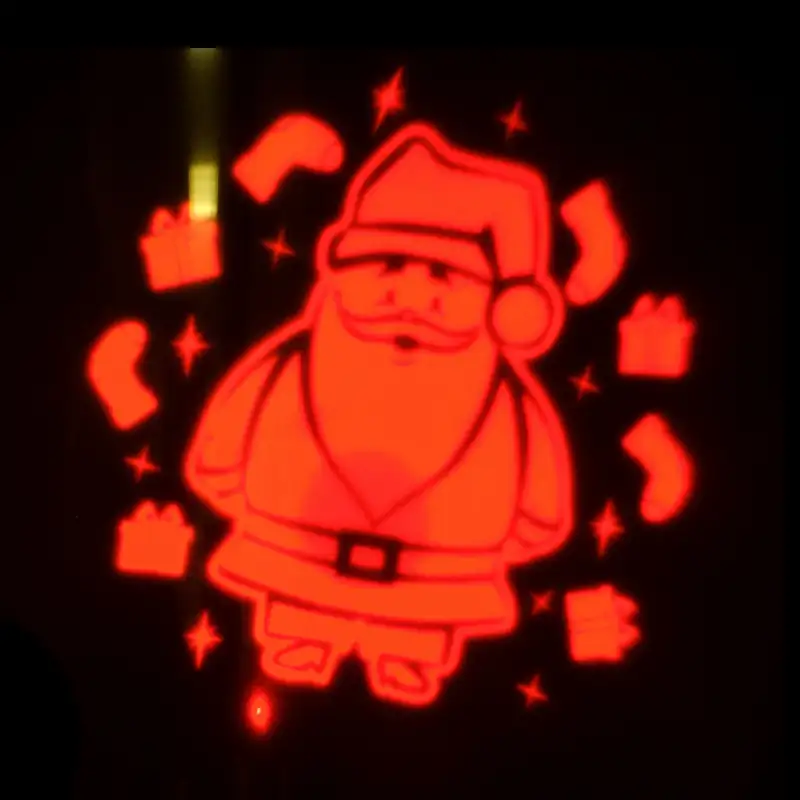 Projecteur façade Père Noël rouge