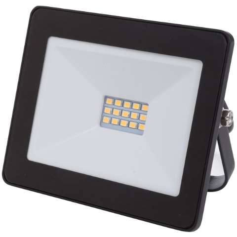 Projecteur plat noir 10w à led - Velleman - 8,39€ Projecteur plat noir 10w à led