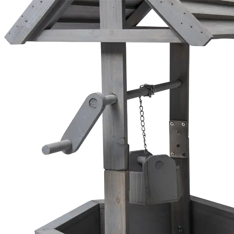 Puits décoratif en bois WERKA PRO  (38x42x82cm)