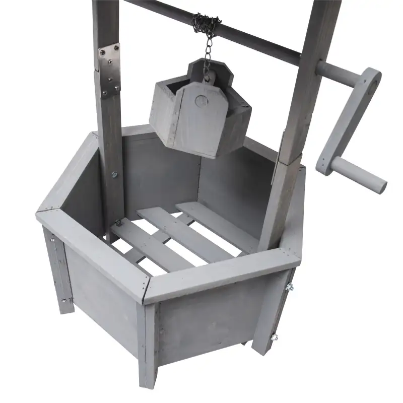 Puits décoratif en bois WERKA PRO  (38x42x82cm)