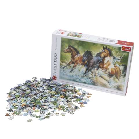 Puzzle 3 chevaux sauvages 1500pc